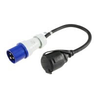 CEE auf Schutzkontakt-Kupplung 0,35m 230V