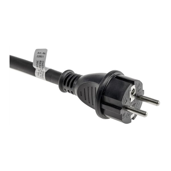 CEE Adapter Kabel Kupplung auf Schutzkontakt Stecker 35cm IP44 spritzwassergeschützt 230V / 16A 3-polig
