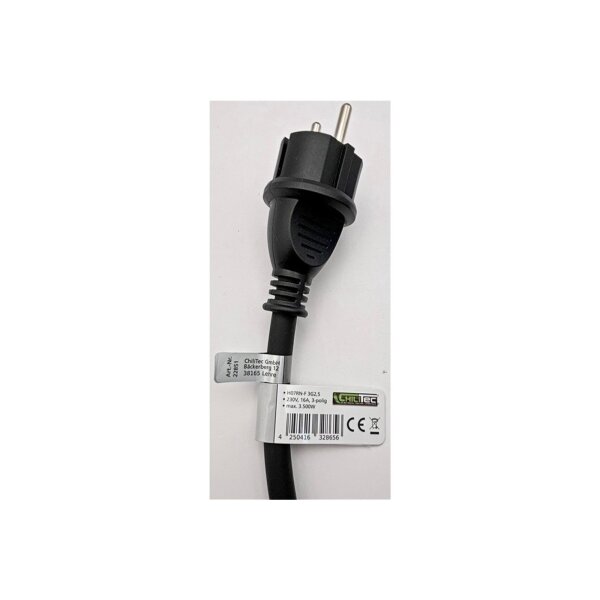 CEE Adapter Kabel Kupplung auf Schutzkontakt Stecker 35cm IP44 spritzwassergeschützt 230V / 16A 3-polig