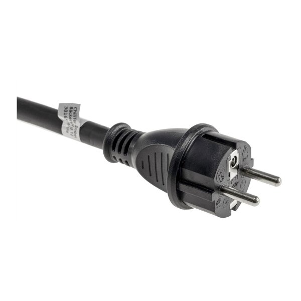 CEE Adapter Kabel 1,5M Kupplung auf Schutzkontakt Stecker IP44 spritzwassergeschützt 230V / 16A 3-polig für Camping, Boot, Camper, Wohnwagen