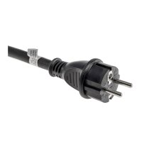 CEE Adapter Kabel 1,5M Kupplung auf Schutzkontakt Stecker IP44 spritzwassergeschützt 230V / 16A 3-polig für Camping, Boot, Camper, Wohnwagen