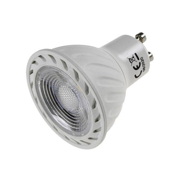 LED Strahler GU10 "H60 COB Dimmbar" 3000k, 540lm, 230V/7W, warmweiß