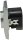ChiliTec USB-Steckdose mit Berührungschutz 2xUSB Unterputz Schutzkontakt-Steckdose 250V / 16A USB-Port 5V / 2,1A Laden von Smartphone Tablet Grau Silber