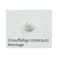 Mini Bewegungsmelder Einbau Ø15mm – PIR 360° 230V für LED & Möbel
