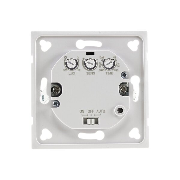 Bewegungsmelder Innen Unterutz 160° 3-Draht Radar Technik Einbau-Bewegungsmelder Hochfrequenz Sensor Präsenzmelder Weiß