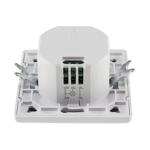 Bewegungsmelder Innen Unterutz 160° 3-Draht Radar Technik Einbau-Bewegungsmelder Hochfrequenz Sensor Präsenzmelder Weiß