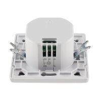 Bewegungsmelder Innen Unterutz 160° 3-Draht Radar Technik Einbau-Bewegungsmelder Hochfrequenz Sensor Präsenzmelder Weiß