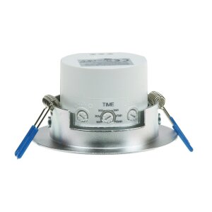 Bewegungsmelder 360° für Decke & Wand Einbau-Bewegungsmelder Schwenkbar 8m Reichweite Ø68mm Einbau 230V Unterputz PIR-Sensor Innenbereich