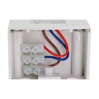 Bewegungsmelder 180° IP44 Innen und Aussen Spritzwassergeschützt 12M Reichweite Einstellbar Weiß