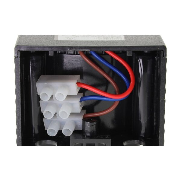 Bewegungsmelder 180° Innen und Aussen IP44 12m Reichweite Aussen-Sensor Einstellbar Schwarz