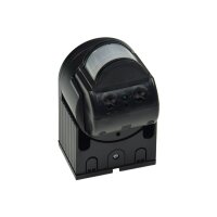 Bewegungsmelder 180° Innen und Aussen IP44 12m Reichweite Aussen-Sensor Einstellbar Schwarz