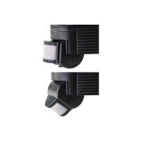 Bewegungsmelder 180° Innen und Aussen IP44 12m Reichweite Aussen-Sensor Einstellbar Schwarz