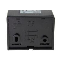 Bewegungsmelder 180° Innen und Aussen IP44 12m Reichweite Aussen-Sensor Einstellbar Schwarz