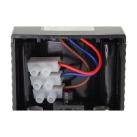 Bewegungsmelder 180° Innen und Aussen IP44 12m Reichweite Aussen-Sensor Einstellbar Schwarz