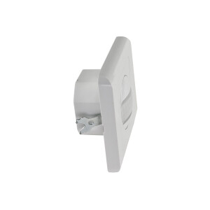 Bewegungsmelder 160° Unterputz 9m Detektion 2-Draht Technik Ersatz für Lichtschalter Wandeinbau Sensor UP Einbau Weiß