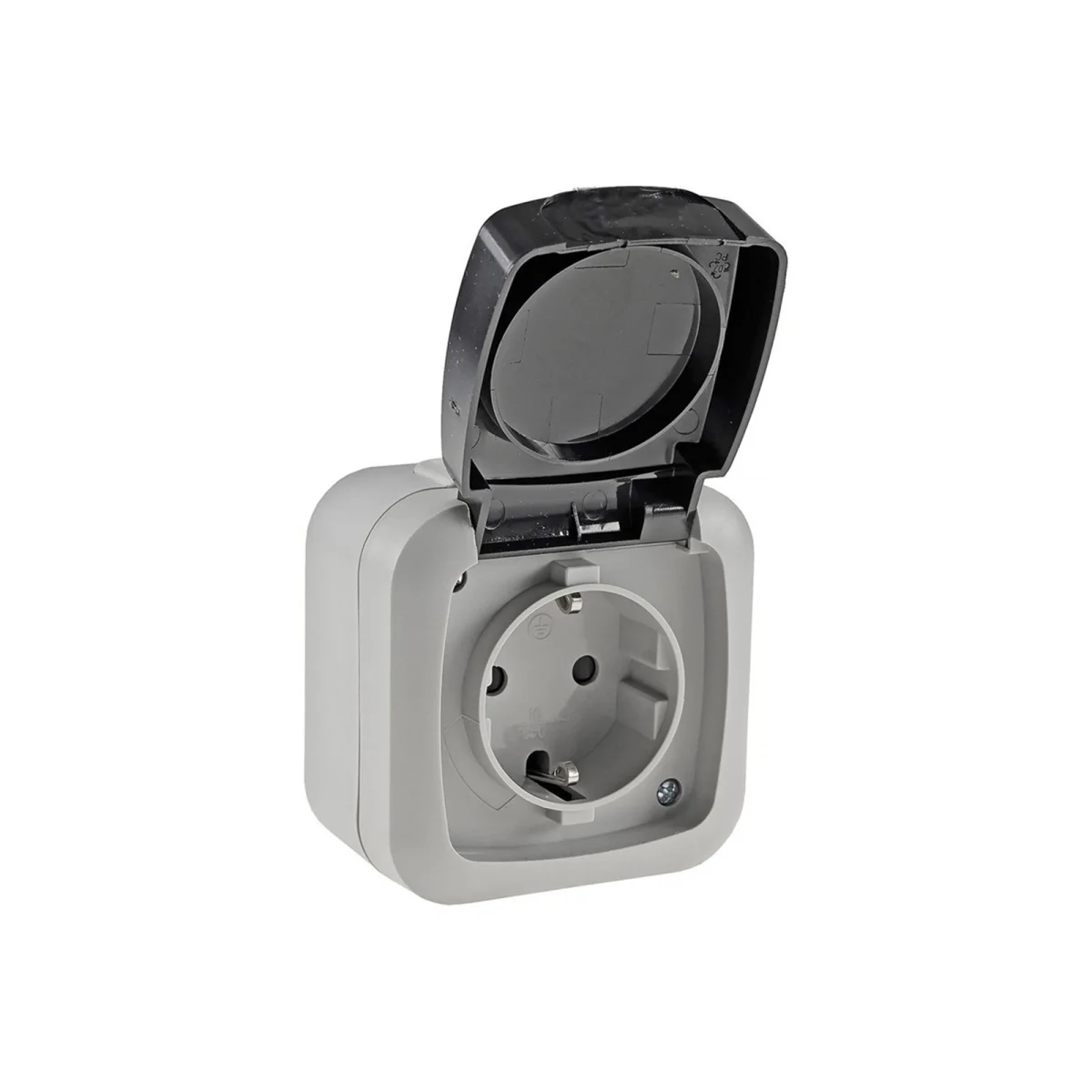 Aufputz Feuchtraum Steckdose IP44 250V Aussensteckdose...