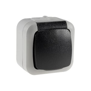 Aufputz Feuchtraum Steckdose IP44 250V Aussensteckdose...