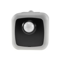 Aufputz Bewegungsmelder für Aussen IP44 Sensor 120° Erfassung 6m Reichweite für Garage Keller Hauseingang 2-500W LED geeignet Aufputz Zeit Regelbar Grau