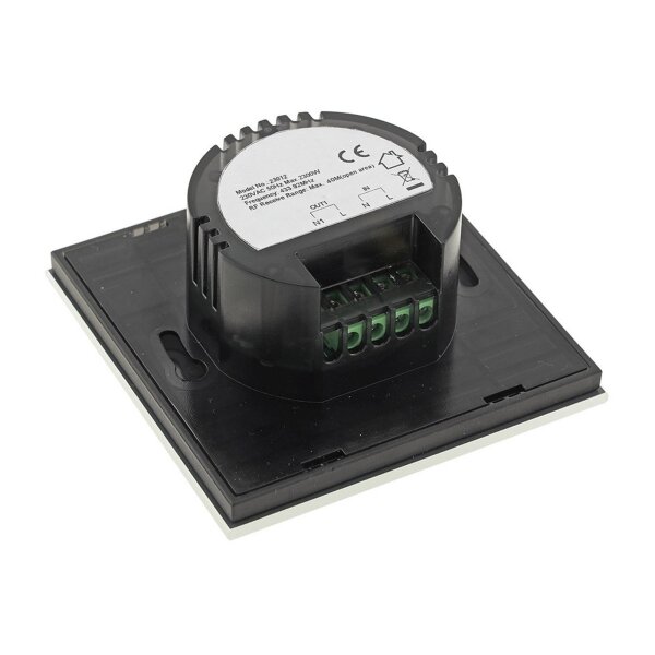 Funk-Wandschalter für "Pilota Casa" IP20, 230V, 2300W, Touch-Bedienung