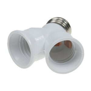 2-fach Lampenfassung Y-Adapter für E27 Lampen...