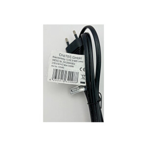 Netzkabel Eurostecker > Doppelnutstecker H03VVH2-F2G, 0,75 mm², 2,5A/250V, 1,5m