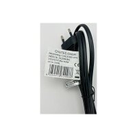 Netzkabel Eurostecker > Doppelnutstecker H03VVH2-F2G, 0,75 mm², 2,5A/250V, 1,5m