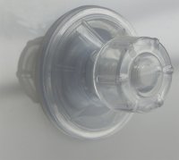 Saugnapf "Fix 47" mit Schraube, rostfrei 5er Pack, Kunststoff,transparent, Ø47mm
