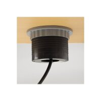 ChiliTec Versenkbare Einbausteckdose 3X Steckdose USB-A USB-C Edelstahl Front