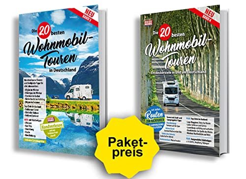 Die 20 besten Wohnmobiltouren in Deutschland Band 3 und 4: Beide Bände zum Paketpreis