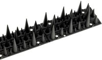 Taubenabwehr Spikes 10er Set Kunststoff, 400x42x36mm, schwarz