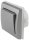 DELPHI Schalter Unterputz für Aussen 250V IP44 Feuchtraum Wechselschalter für Innen- & Aussenbereich Silber Grau