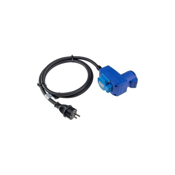CEE Adapter auf Schutzkontakt-Stecker 230V, H07RNF 3G2,5, 1,5m Kabel