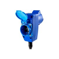 CEE Adapter auf Schutzkontakt-Stecker 230V, H07RNF 3G2,5, 1,5m Kabel