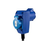 CEE Adapter auf Schutzkontakt-Stecker 230V, H07RNF 3G2,5, 1,5m Kabel