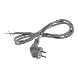 Netzkabel 1,5m, grau, 3x 0,75mm²...