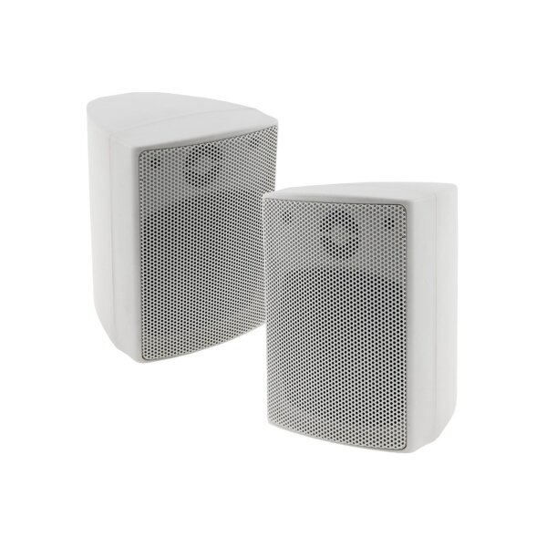 Satelliten Lautsprecher "CTB-40W" Paar 40W, 8Ohm, 130x95x115mm, weiß