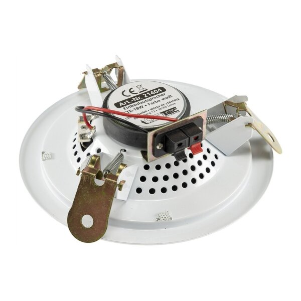 Einbaulautsprecher "CTE-18w", weiß Ø 179mm, 80 Watt, 8 Ohm