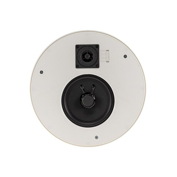 Einbaulautsprecher "CTE-26R", rund, weiß 2-Wege, Ø 25,5cm, 120 Watt