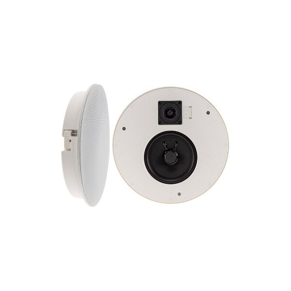 Einbaulautsprecher "CTE-26R", rund, weiß 2-Wege, Ø 25,5cm, 120 Watt