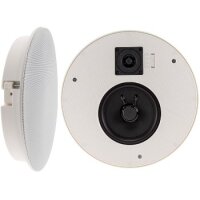 Einbaulautsprecher "CTE-26R", rund, weiß 2-Wege, Ø 25,5cm, 120 Watt