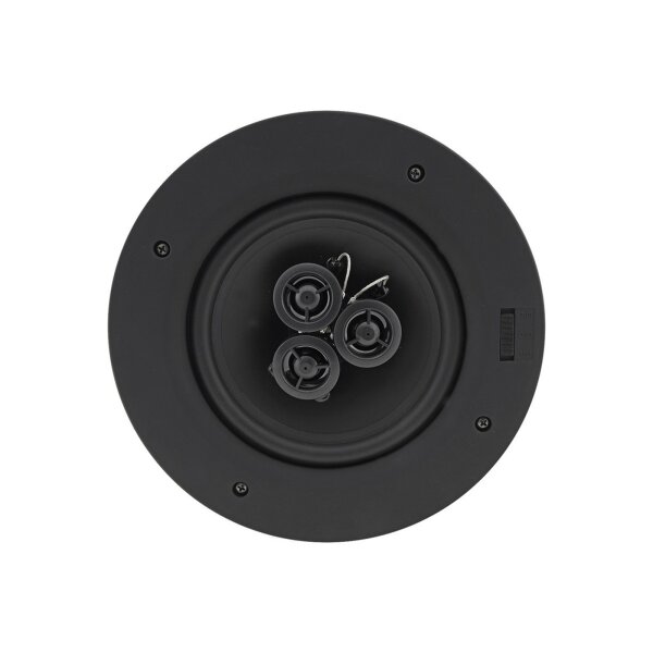 Einbaulautsprecher "CTE-30W ", 2-Wege 80W, 8Ohm, 234x67mm, Rund, weiß