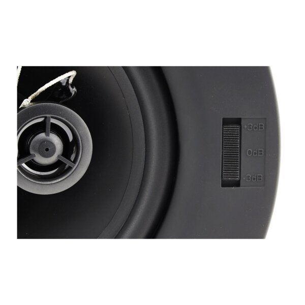 Einbaulautsprecher "CTE-30W ", 2-Wege 80W, 8Ohm, 234x67mm, Rund, weiß