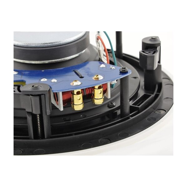 Einbaulautsprecher "CTE-30W ", 2-Wege 80W, 8Ohm, 234x67mm, Rund, weiß