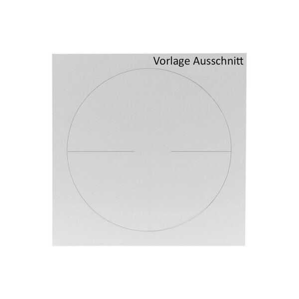 Einbaulautsprecher "CTE-30W ", 2-Wege 80W, 8Ohm, 234x67mm, Rund, weiß