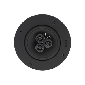 Einbaulautsprecher "CTE-30W ", 2-Wege 80W, 8Ohm, 234x67mm, Rund, weiß