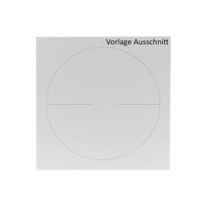 Einbaulautsprecher "CTE-30W ", 2-Wege 80W, 8Ohm, 234x67mm, Rund, weiß