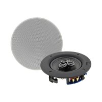 Einbaulautsprecher "CTE-30W ", 2-Wege 80W, 8Ohm, 234x67mm, Rund, weiß