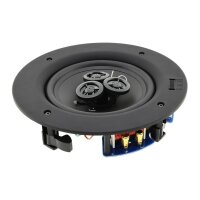 Einbaulautsprecher "CTE-30W ", 2-Wege 80W, 8Ohm, 234x67mm, Rund, weiß