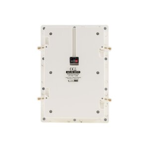 Einbaulautsprecher "CTE-34E",eckig, weiß 2-Wege, 287x197mm, 120 Watt