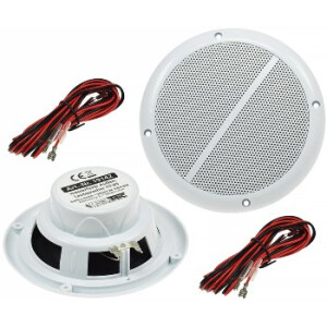 Wasserfeste Außen-Lautsprecher "CT-65" 8 Ohm, 6,5", 100W, 80Hz-20KHz, PAAR